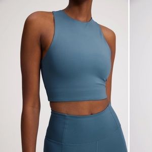 Girlfriend collective XXS Dylan bra monarch blue